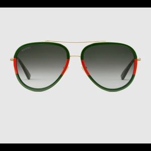 Gucci Aviator Gold Medal Sunglasses